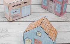 Free Printable 3D Buildings Coloring Pages - Pjs And Paint with regard to Printable Paper Buildings