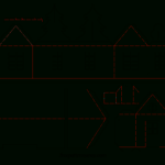 Free Printable 3D Paper House Template For Craft   Freepatternsarea Throughout 3d Printable Paper House Templates