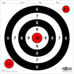 Free Printable Air Rifle Targets (A4, 17Cm & 14Cm)   The Airgun Centre In Printable Paper Targets
