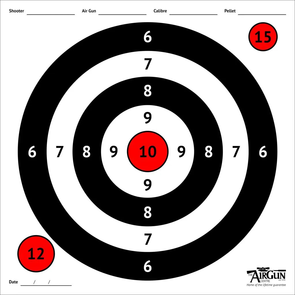 Free Printable Air Rifle Targets (A4, 17Cm &amp;amp; 14Cm) - The Airgun Centre in Printable Paper Targets