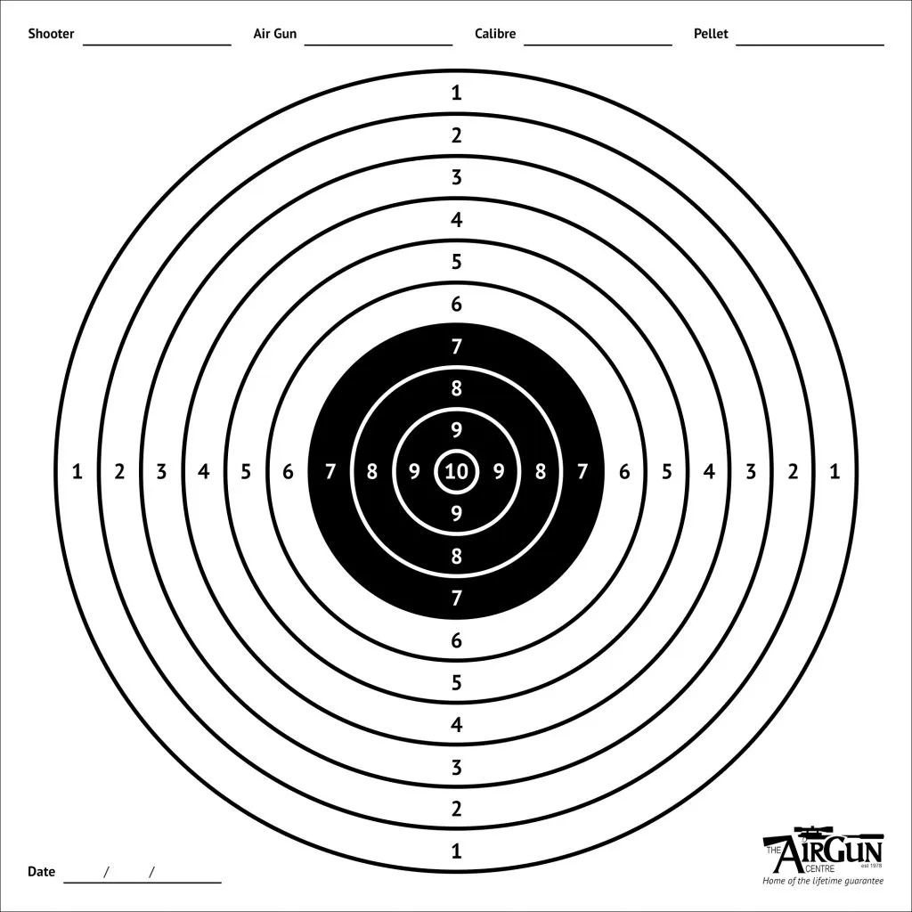Free Printable Air Rifle Targets (A4, 17Cm &amp;amp; 14Cm) - The Airgun Centre regarding Printable Paper Target