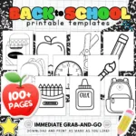 Free Printable Backpack Template – Simple Mom Project Throughout Printable Paper Backpack Template