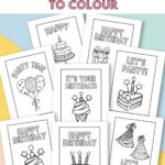 Free Printable Birthday Cards To Colour — Gathering Beauty Inside Printable Paper Cards