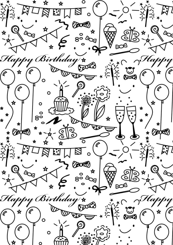 Birthday Printable Paper