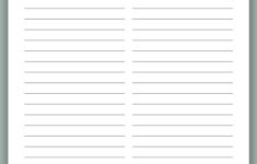 Free Printable Bullet Journal Paper: Dot Grid, Graph, Lined, Etc regarding Two Column Printable Paper