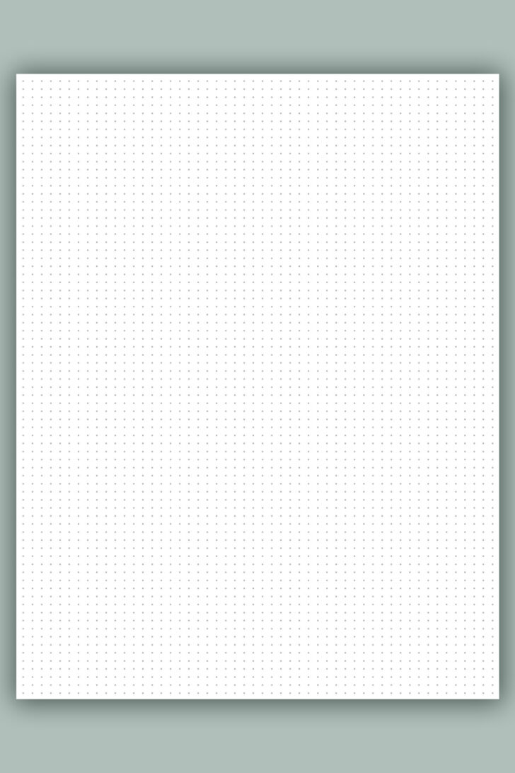 Bullet Journal Grid Paper Printable