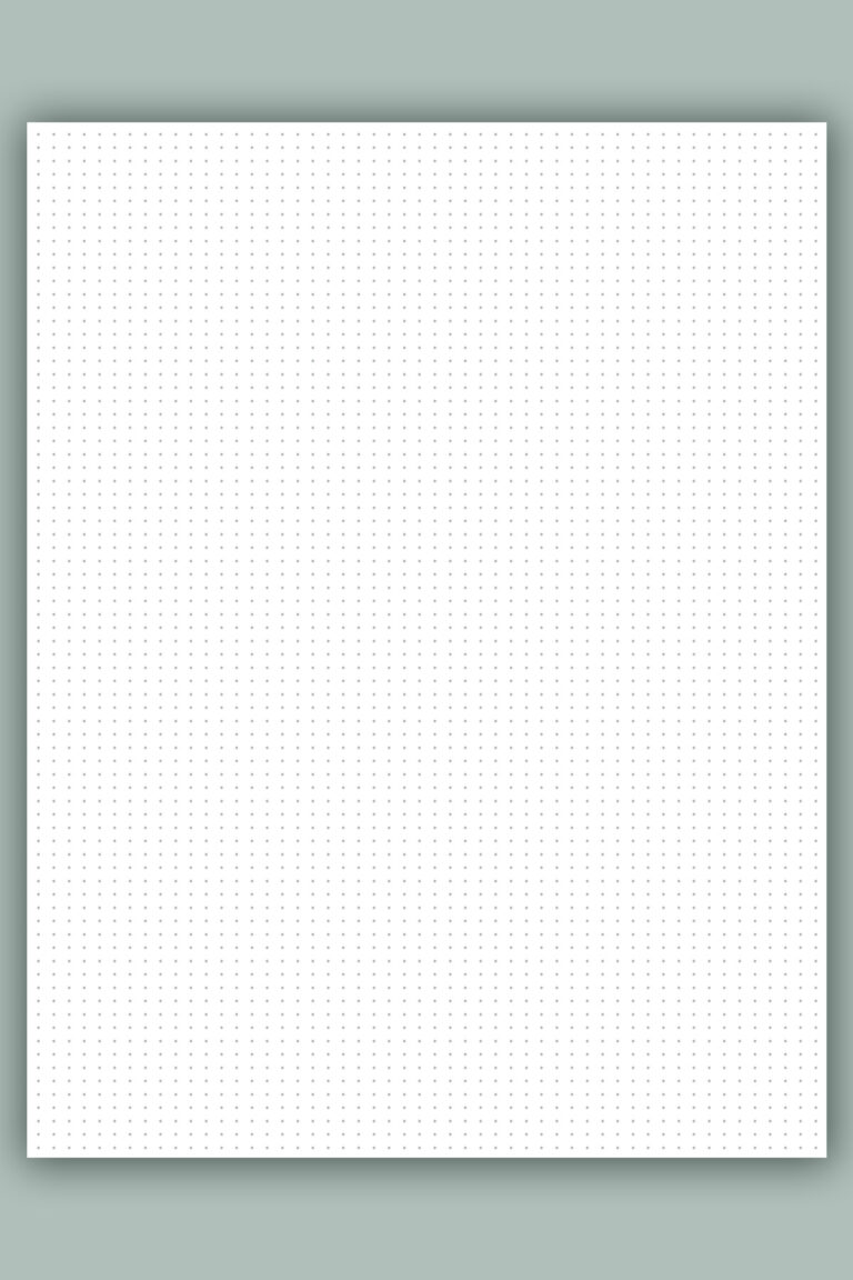 Bullet Journal Grid Paper Printable | Grid Paper Printable