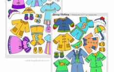 Free Printable Bunny Paper Dolls - Crafting Cheerfully inside Printable Paper Doll Dress Up Template Free