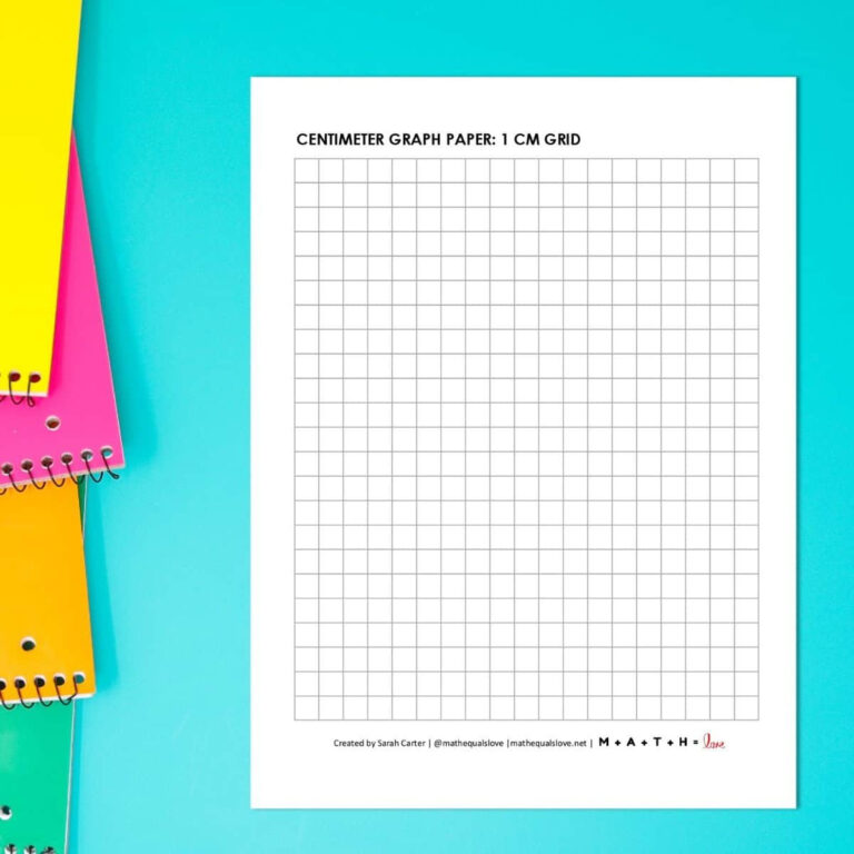 1 Cm Square Graph Paper Printable Grid Paper Printable