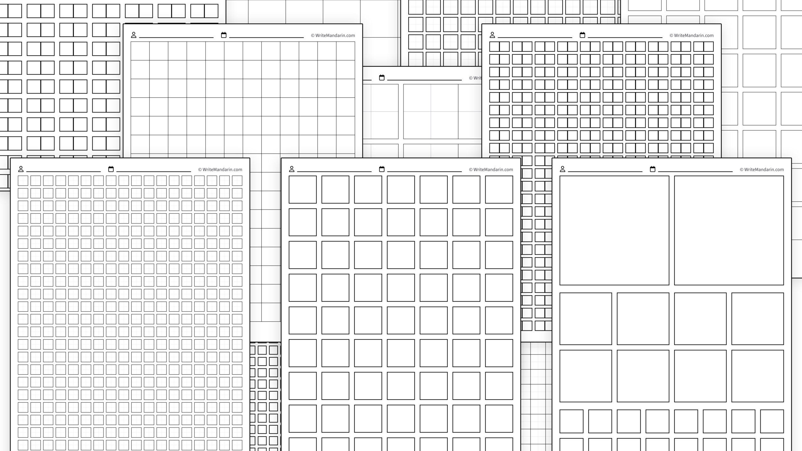 Free Printable Chinese Character Writing Grids - Writemandarin within Chinese Grid Paper Printable