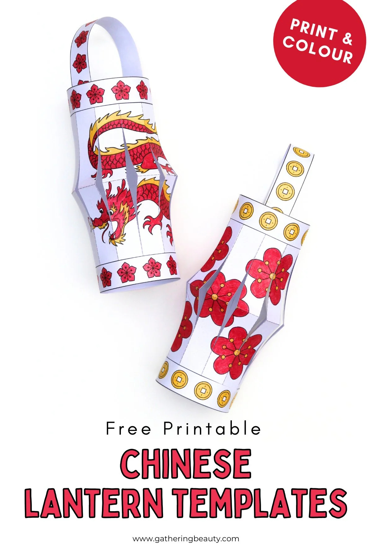 Free Printable Chinese Lantern Templates — Gathering Beauty intended for Free Printable Paper Lantern Templates