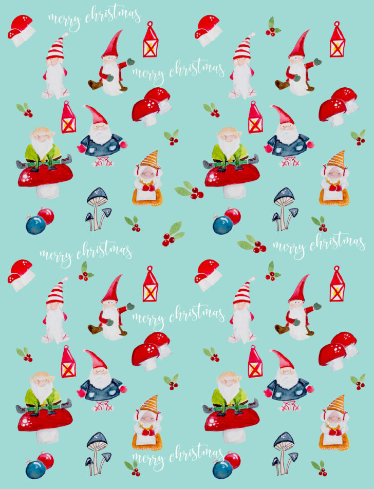Gift Wrapping Printable Paper