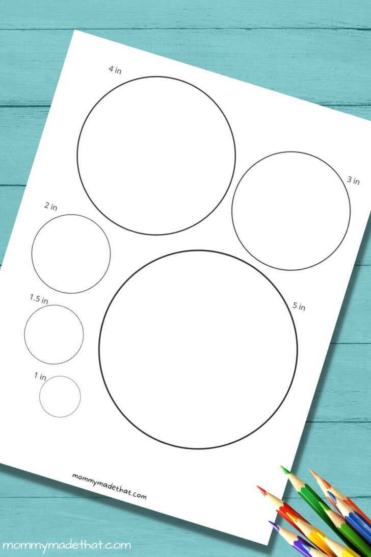 Printable Paper with Circles