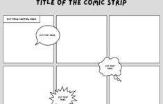 Free Printable Comic Strip Templates You Can Customize | Canva pertaining to Comic Book Printable Paper