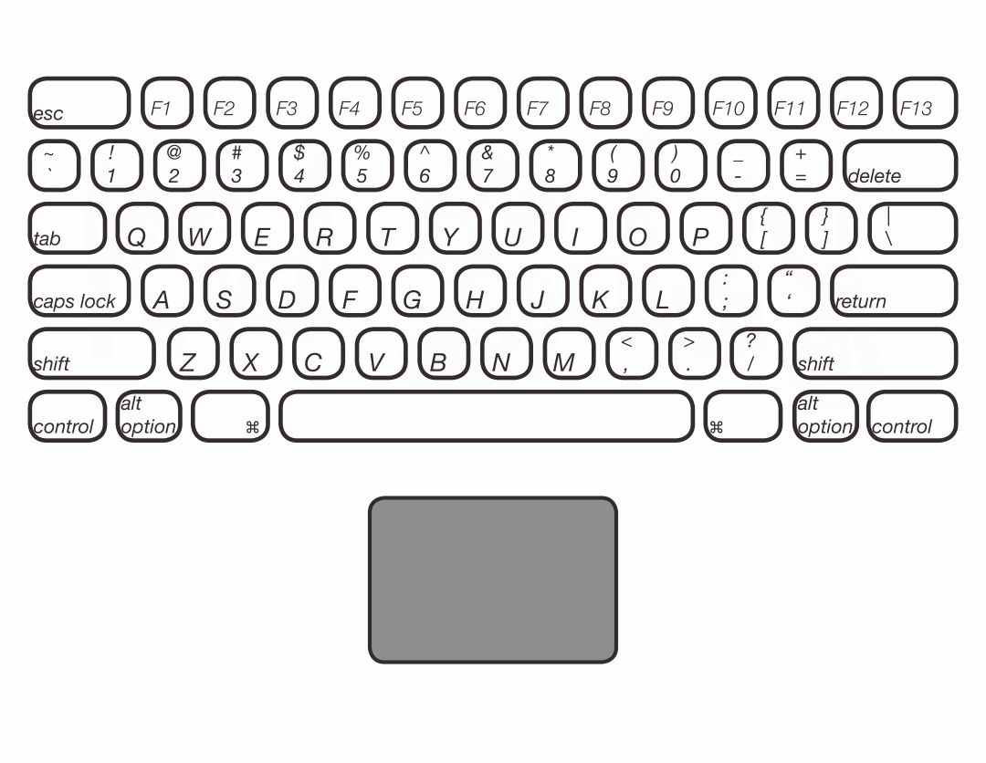 Free* Printable Computer Keyboard (Teacher Made) - Twinkl with regard to Printable Paper Keyboard