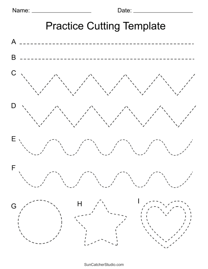 Printable Paper Cutting Templates