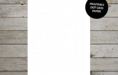 Free Printable Dot Grid Paper For Bullet Journaling inside Free Printable Dot Grid Paper