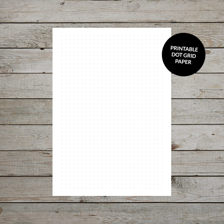 Free Printable Dot Grid Paper | Grid Paper Printable