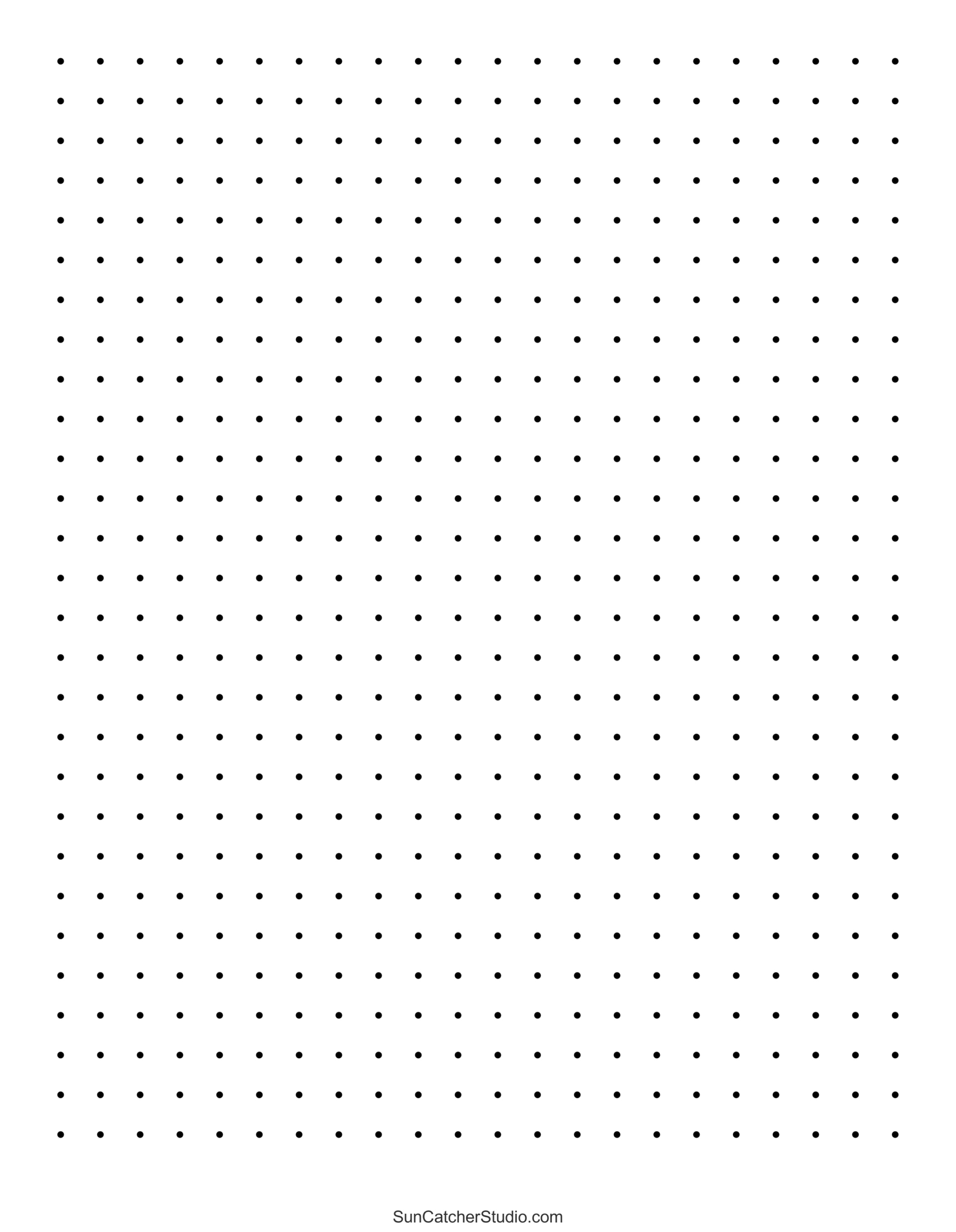 Free Printable Dot Paper: Dotted Grid Sheets (Pdf &amp;amp; Png) – Free in Printable Paper with Dots