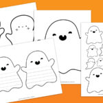 Free Printable Ghost Template For Spooky Fun Regarding Printable Paper Ghost