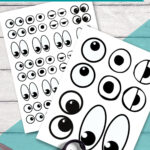 Free Printable Googly Eyes (Tons Of Sizes!) Within Printable Paper Eyes