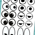 Free Printable Googly Eyes (Tons Of Sizes!) Within Printable Paper Eyes