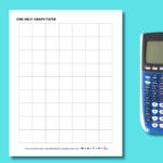 Free Printable Graph Paper (1 Inch Grid) Pdf Format Pertaining To Graph Paper 1 Inch Squares Printable