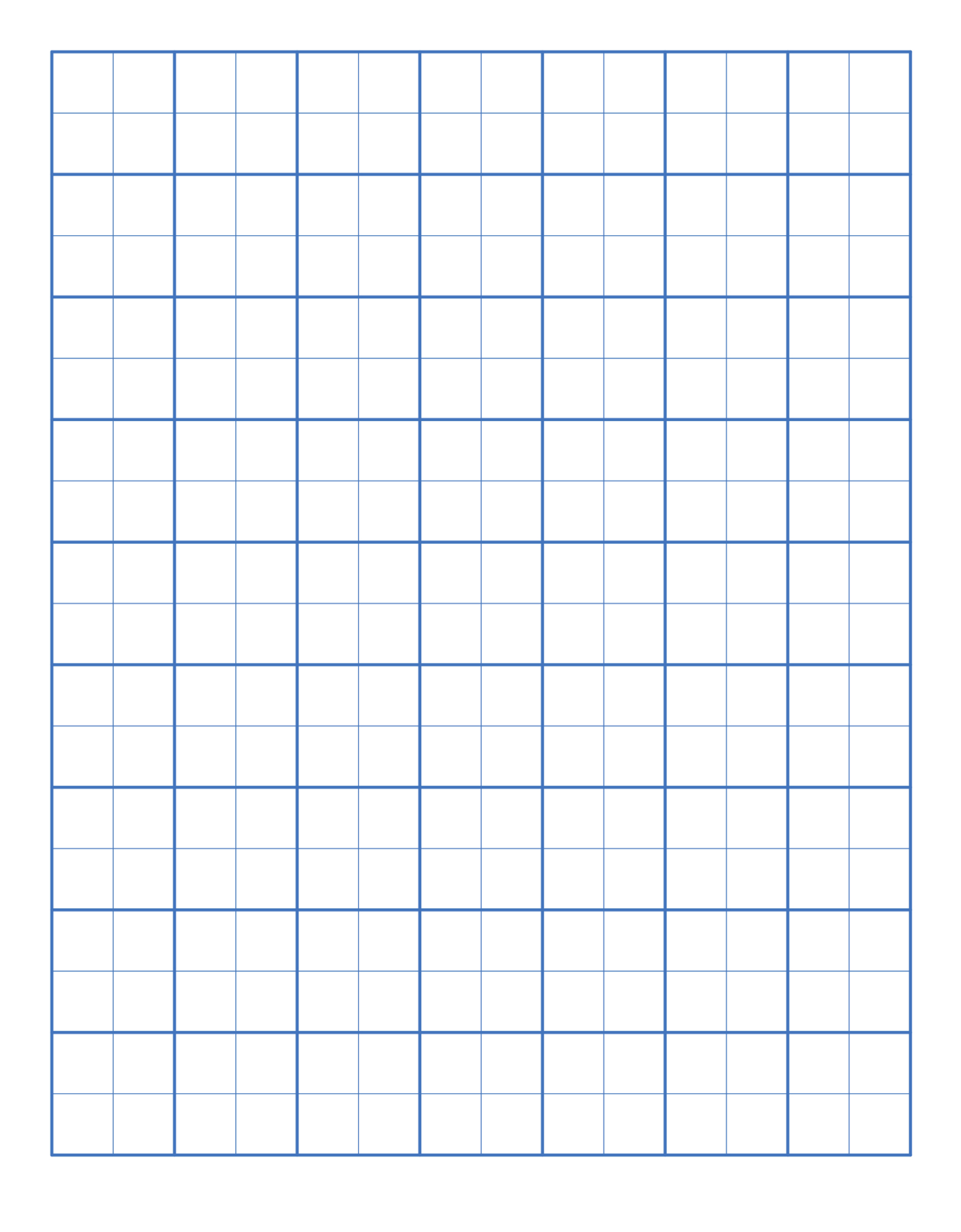 Printable Grid Paper For Multiplication | Grid Paper Printable