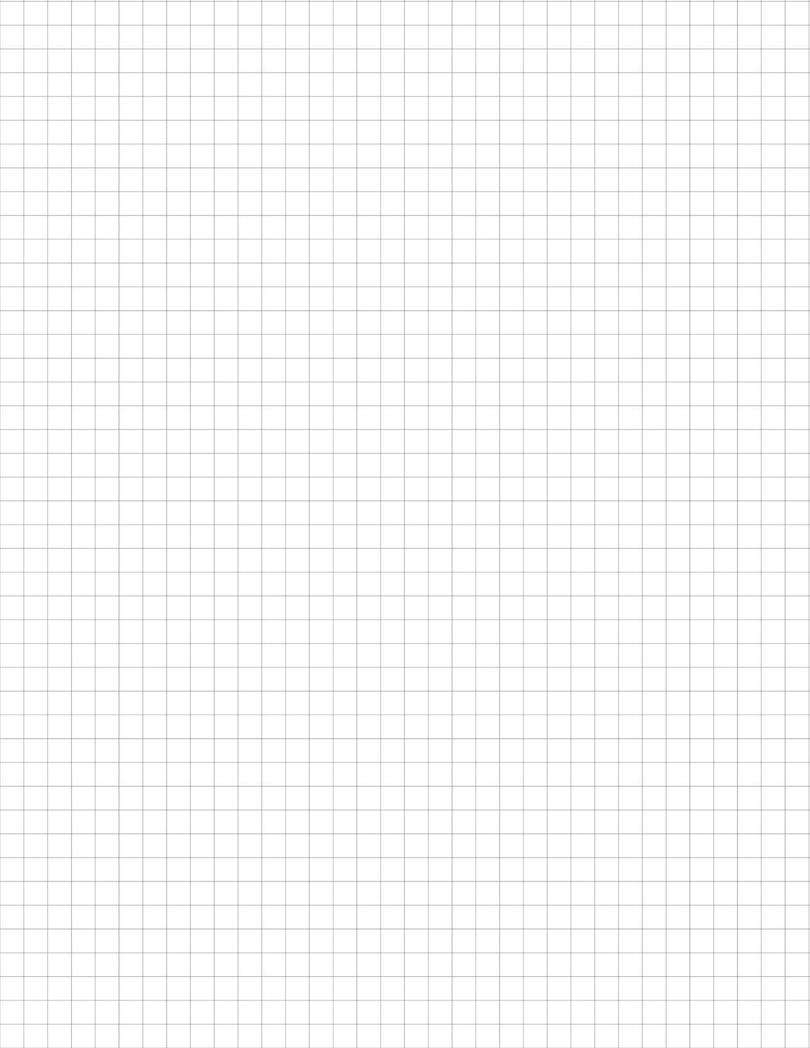 1 Inch Grid Paper Free Printable | Grid Paper Printable
