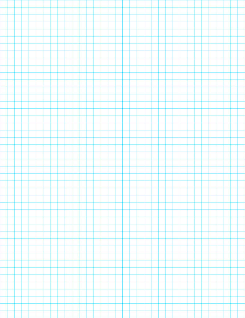 Quarter Inch Printable Graph Paper | Grid Paper Printable