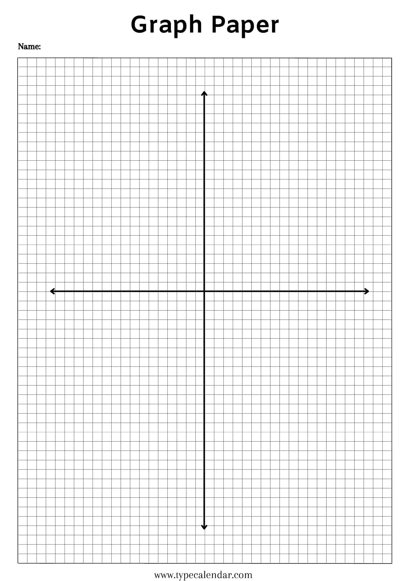 Free Printable Graph Paper Templates [Excel, Word, Pdf] 8.5 X 11 pertaining to Small Graphs On Paper Printable