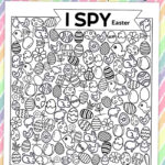 Free Printable I Spy Easter Activity   Paper Trail Design Intended For Free Easter Printable Paper