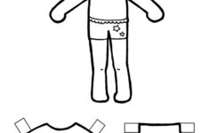 Free Printable Kawaii Paper Dolls regarding Printable Paper Doll Templates Free
