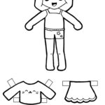 Free Printable Kawaii Paper Dolls Within Free Printable Paper Doll Template