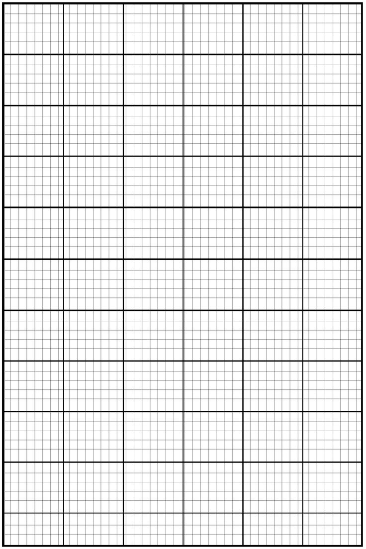 Free Printable Knitting Graph Paper within Knitters Graph Paper Printable
