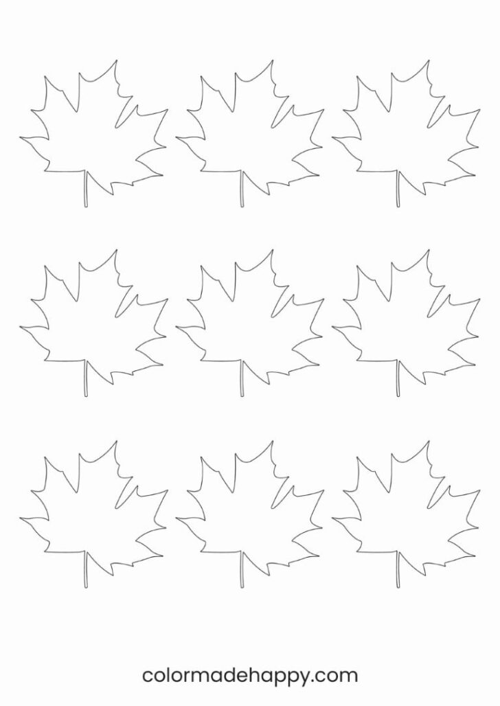 Printable Paper Leaves
