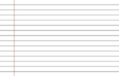 Free Printable Lined Notebook Paper with regard to Free Printable Paper