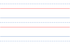 Free Printable Lined Paper (Handwriting, Notebook Templates regarding Primary Lined Printable Paper