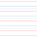 Free Printable Lined Paper (Handwriting, Notebook Templates Within Printable Paper For Grade 1