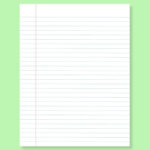 Free Printable Lined Paper Pdf (Wide Ruled) With Regard To Wide Ruled Paper Printable