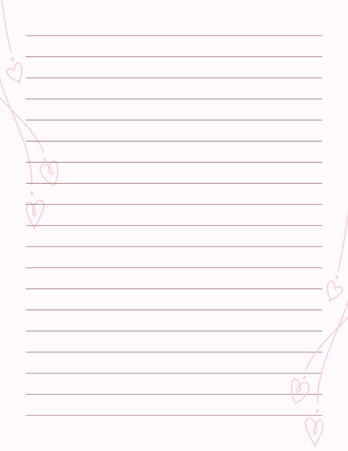 Free Printable Lined Paper Templates To Customize Online for Online Printable Paper