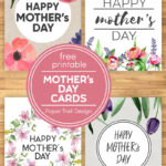 Free Printable Mother'S Day Cards   Paper Trail Design With Mother&#039;s Day Printable Paper