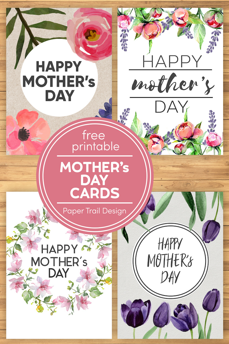 Free Printable Mother&amp;#039;S Day Cards - Paper Trail Design with Mother&amp;amp;#039;s Day Printable Paper