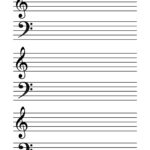 Free Printable Music Staff Paper   Paper Trail Design Throughout Music Paper Printable Free