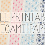 Free Printable Origami Papers From Paper Kawaii 💗 Throughout Printable Paper Origami