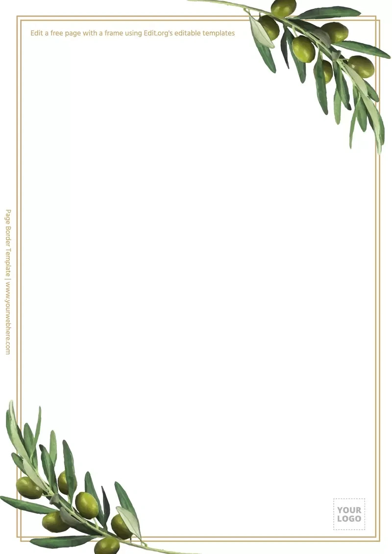 Free Printable Page Border Templates inside Printable Paper Border Template