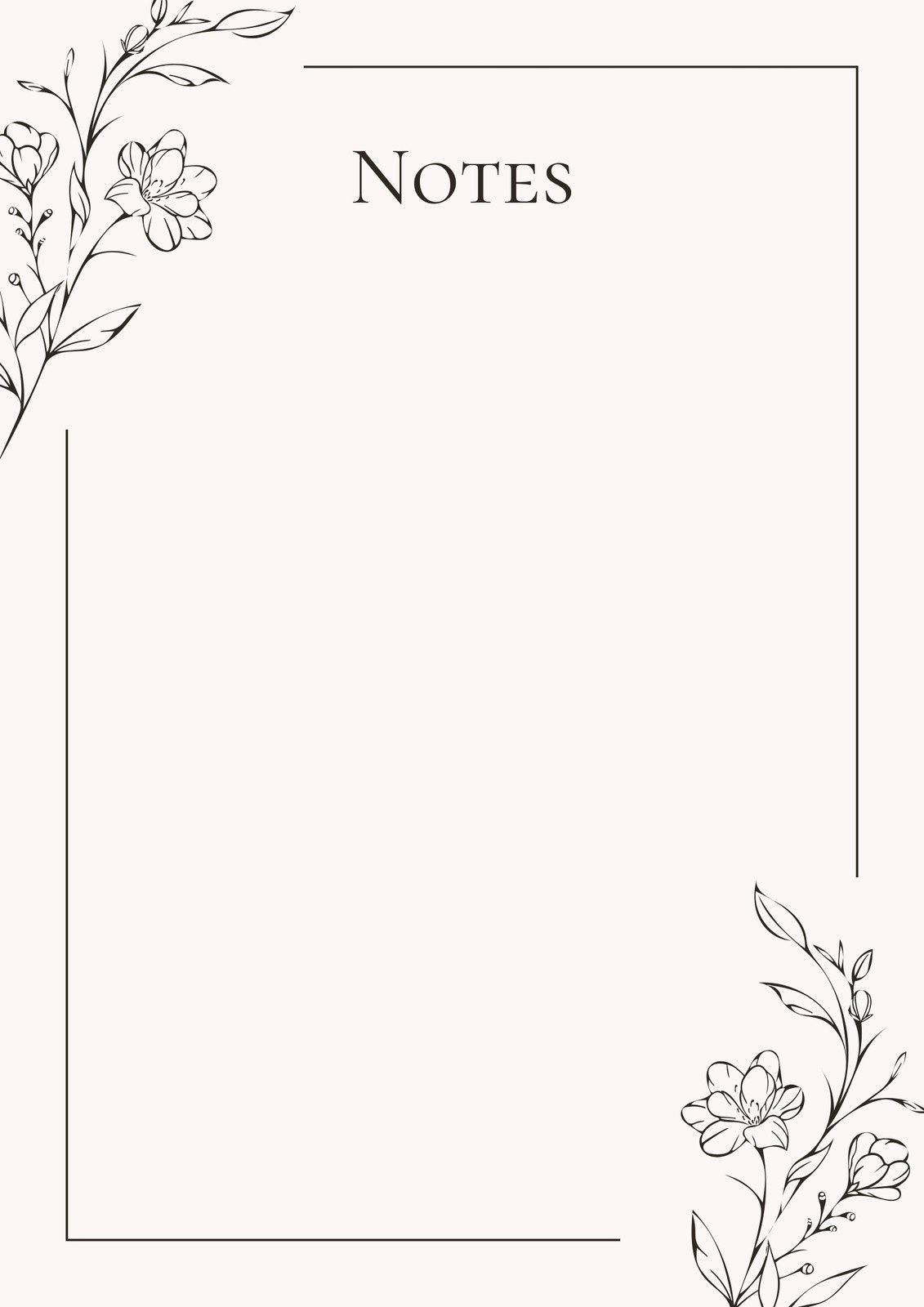 Free Printable Page Border Templates You Can Customize | Canva regarding Free Printable Paper Borders