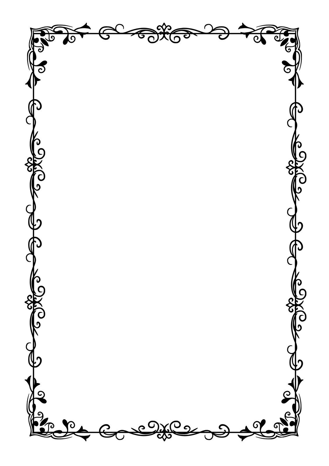 Free Printable Page Border Templates You Can Customize | Canva regarding Paper Border Design Printable