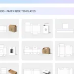 Free Printable Paper Box Templates | Free Download On Pacdora Throughout Printable Paper Boxes Patterns