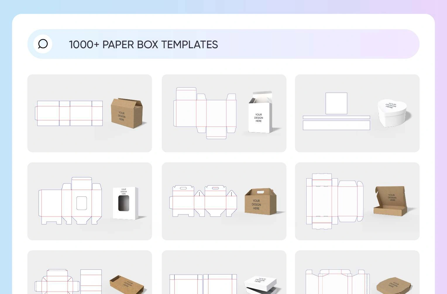 Free Printable Paper Box Templates | Free Download On Pacdora throughout Printable Paper Boxes Patterns
